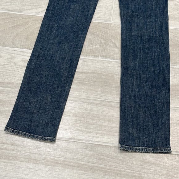 Acne Jeans Men's Stone Wash Distressed Boot Cut in HEX Blur Archive Size 27 - Picture 5 of 10